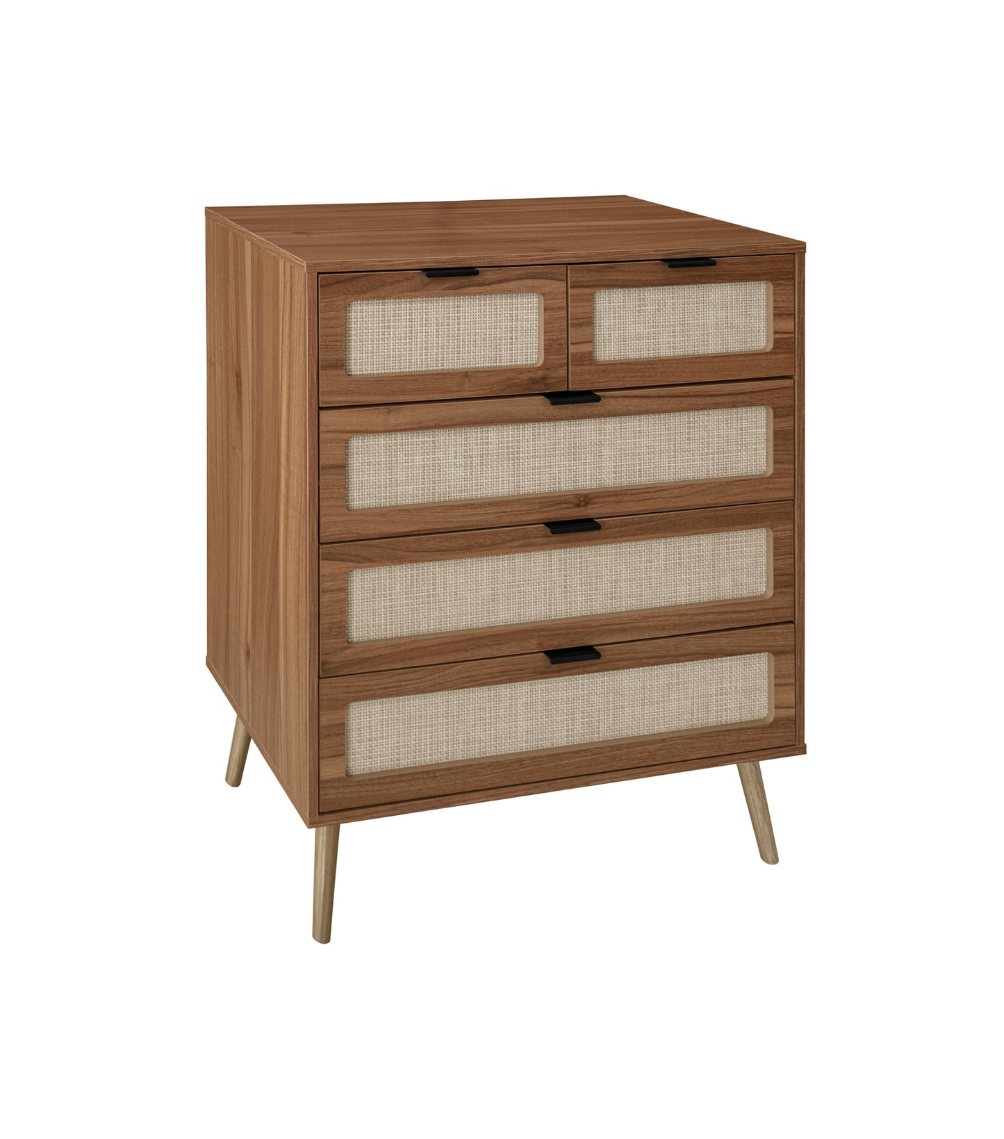 Keith II 5 Drawer  Accent Storage Cabinet - Walnut