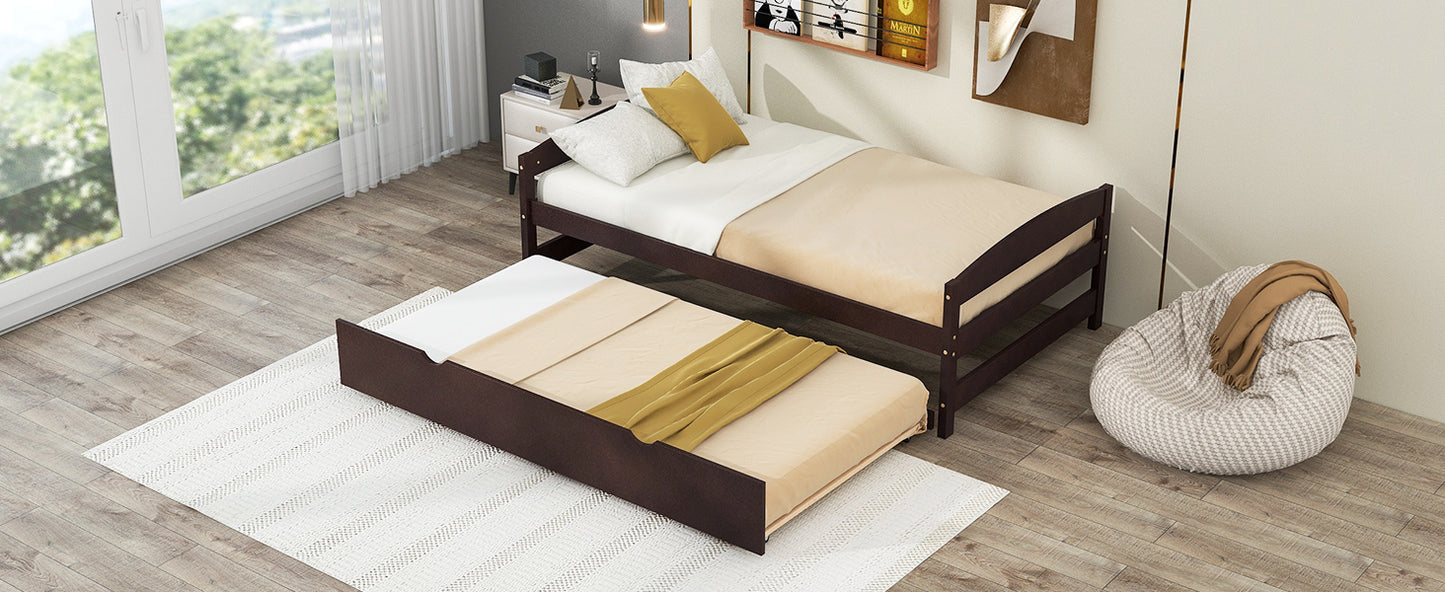 Array Twin Size Daybed with Twin Size Trundle - Espresso