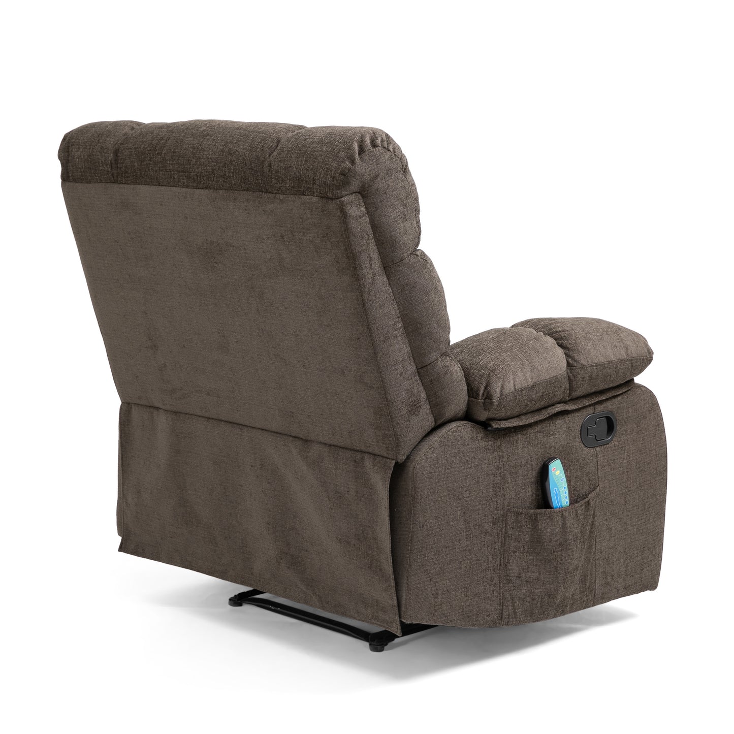 Jovan Power Recliner with Massage - Brown