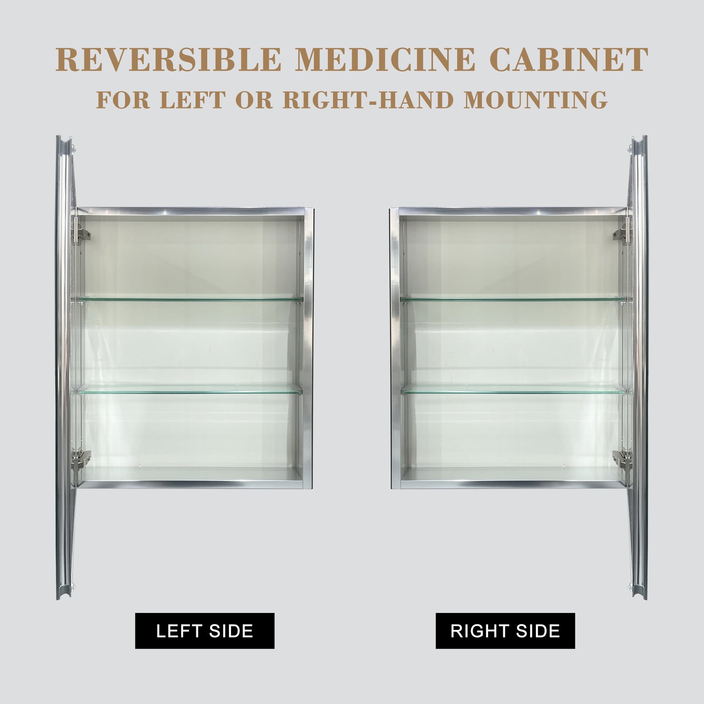 Maximizer Medicine Cabinet with Mirror  bathroom