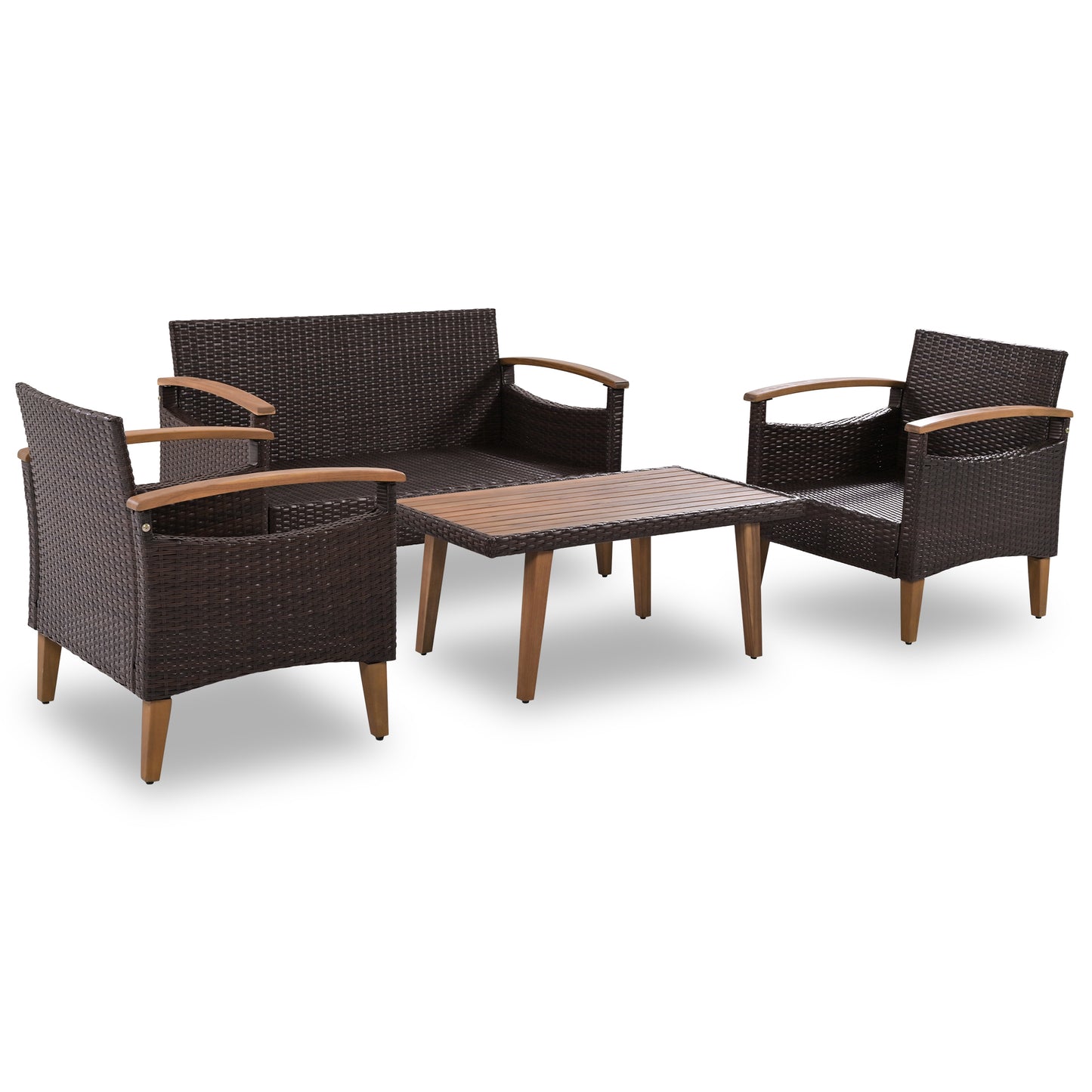 Eco Luxe Outdoor Living Seating Set