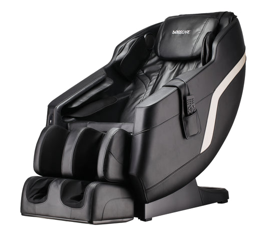 Meo Full Body Massage Recliner with Foot Roller - Black