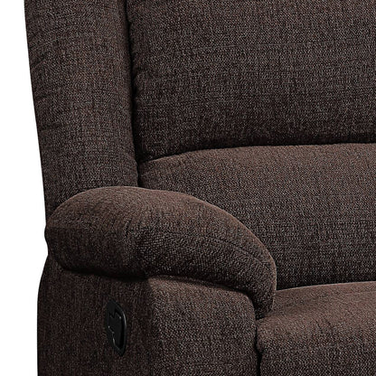 Silva Pillow Top Arms Glider Recliner - Brown