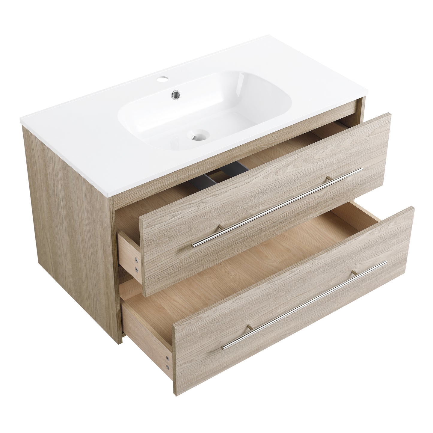 36 Inch Wall Mounted Bathroom Vanity(KD-Packing)-BVC04936WEO