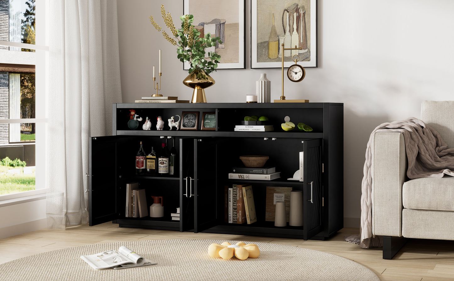 Bai Sideboard Buffet - Black