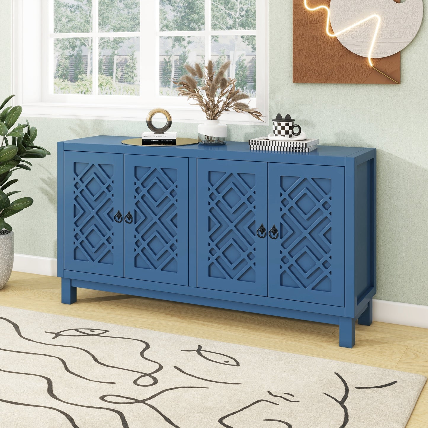 Watson Sideboard Buffet - Navy Blue