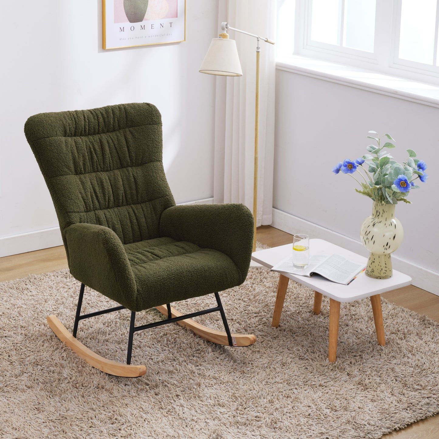 Lyons Nursery Rocking Chair - Dark Green