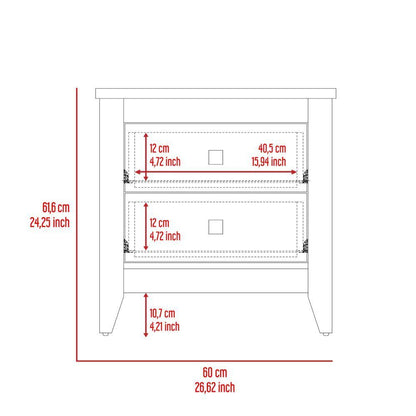 Amara Nightstand - Black