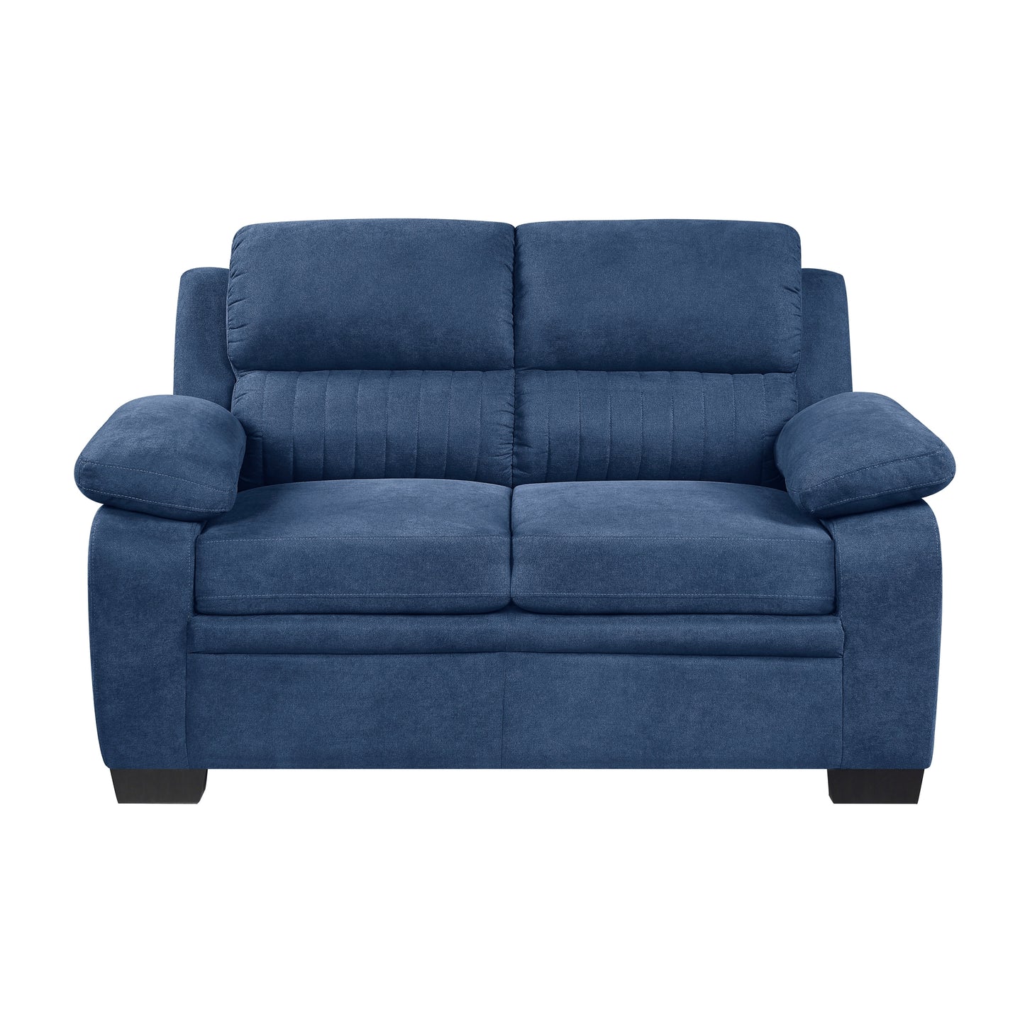 Anika Fabric Loveseat - Blue