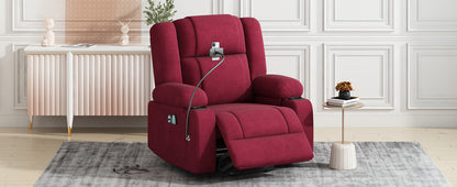 Dawson Power Lift Recliner with Massage - Red