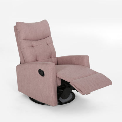 Dash one Recliner Chair with Swivel - Blush