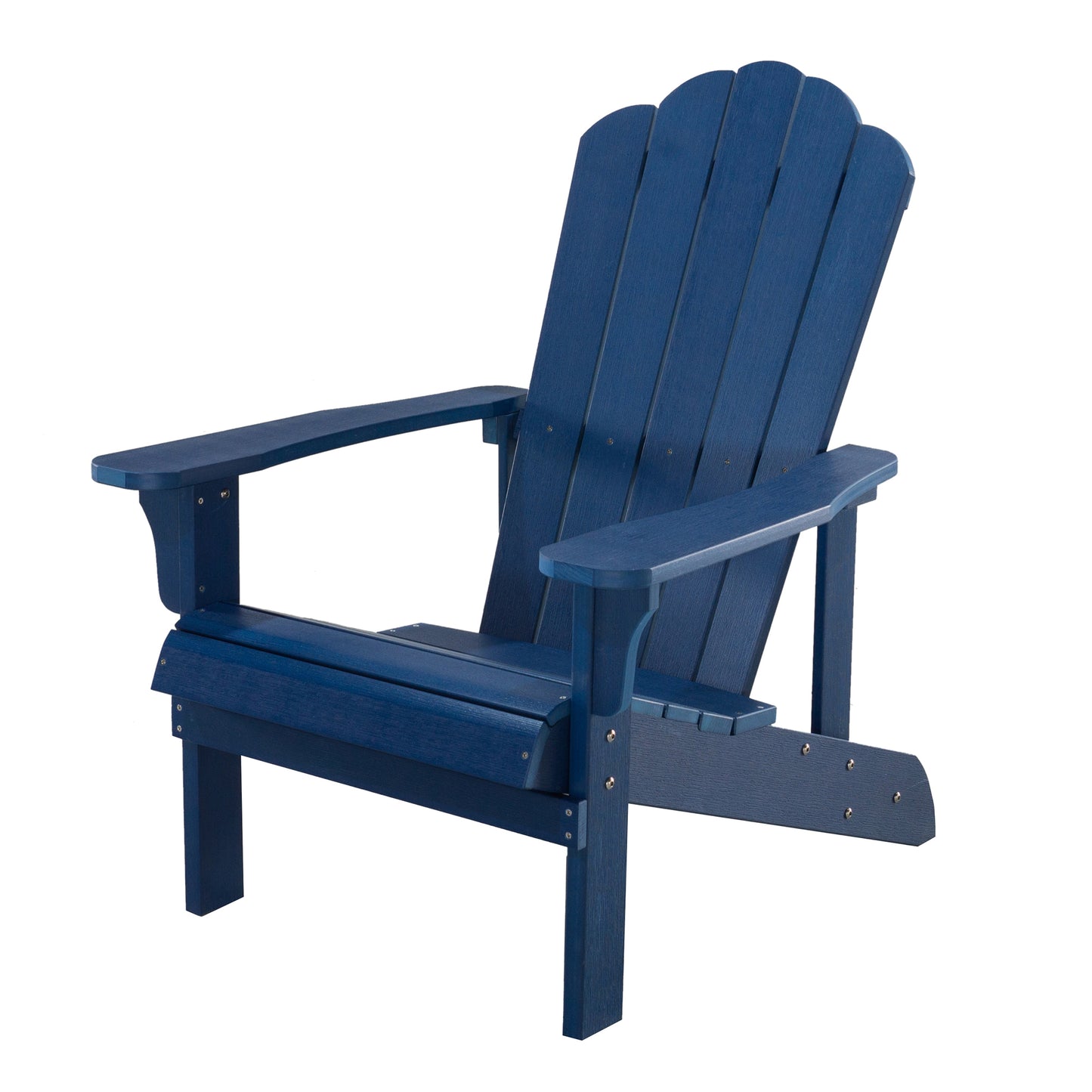 Key West Outdoor Plastic Wood Adirondack Chair - Blue