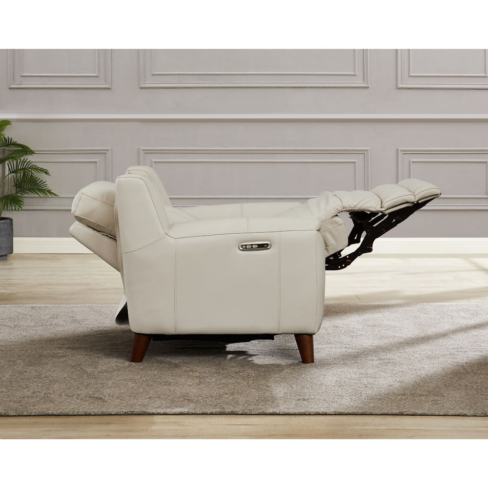 Torino Power Recliner Chair - Off White