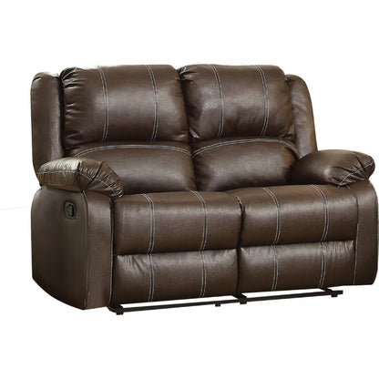 Zuriel PU Loveseat - Brown