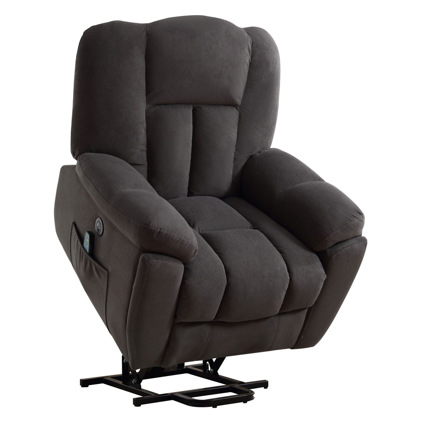 Minder Power Lift Recliner Chair Recliners - Gray