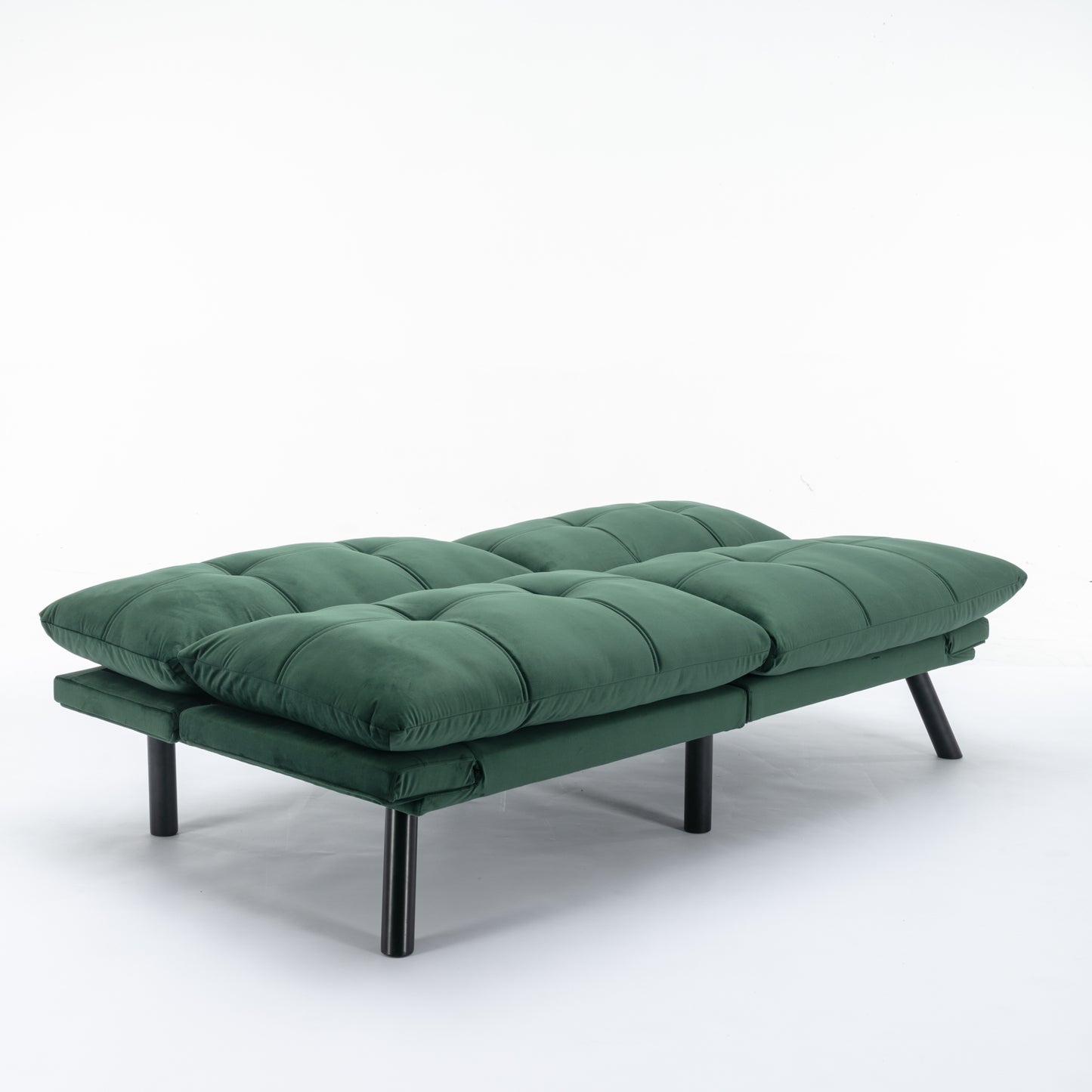 Vega Convertible Folding Modern Sofa Bed - Emerald