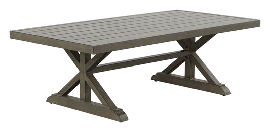 Nish Rust-Resistant Outdoor Coffee Table - Light Brown