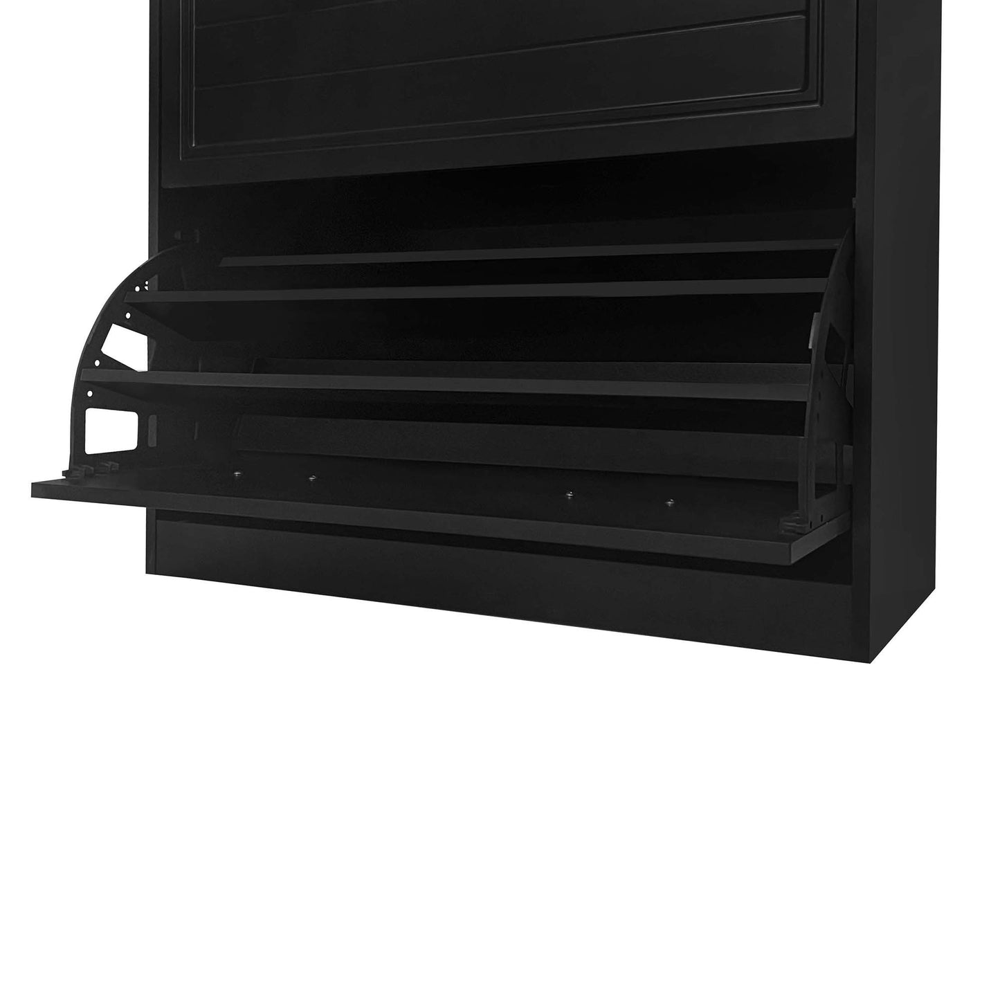 Macer Multi-functional Shoe Cabinet - Black