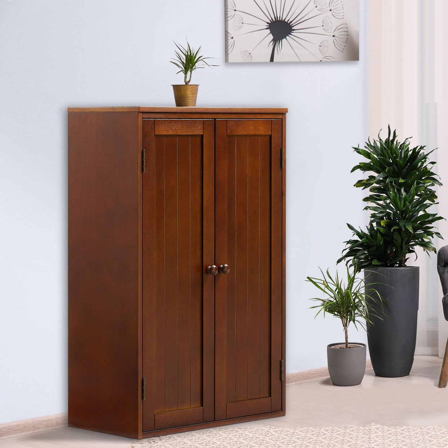 Leona Storage Cabine - Walnut