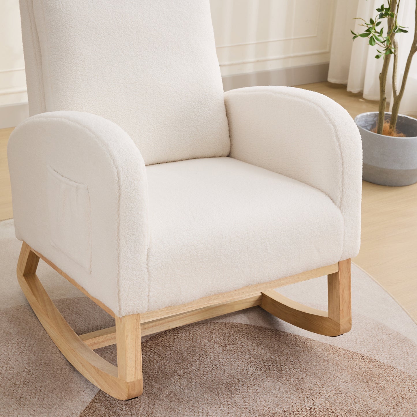 Lester Rocking Chair - Ivory