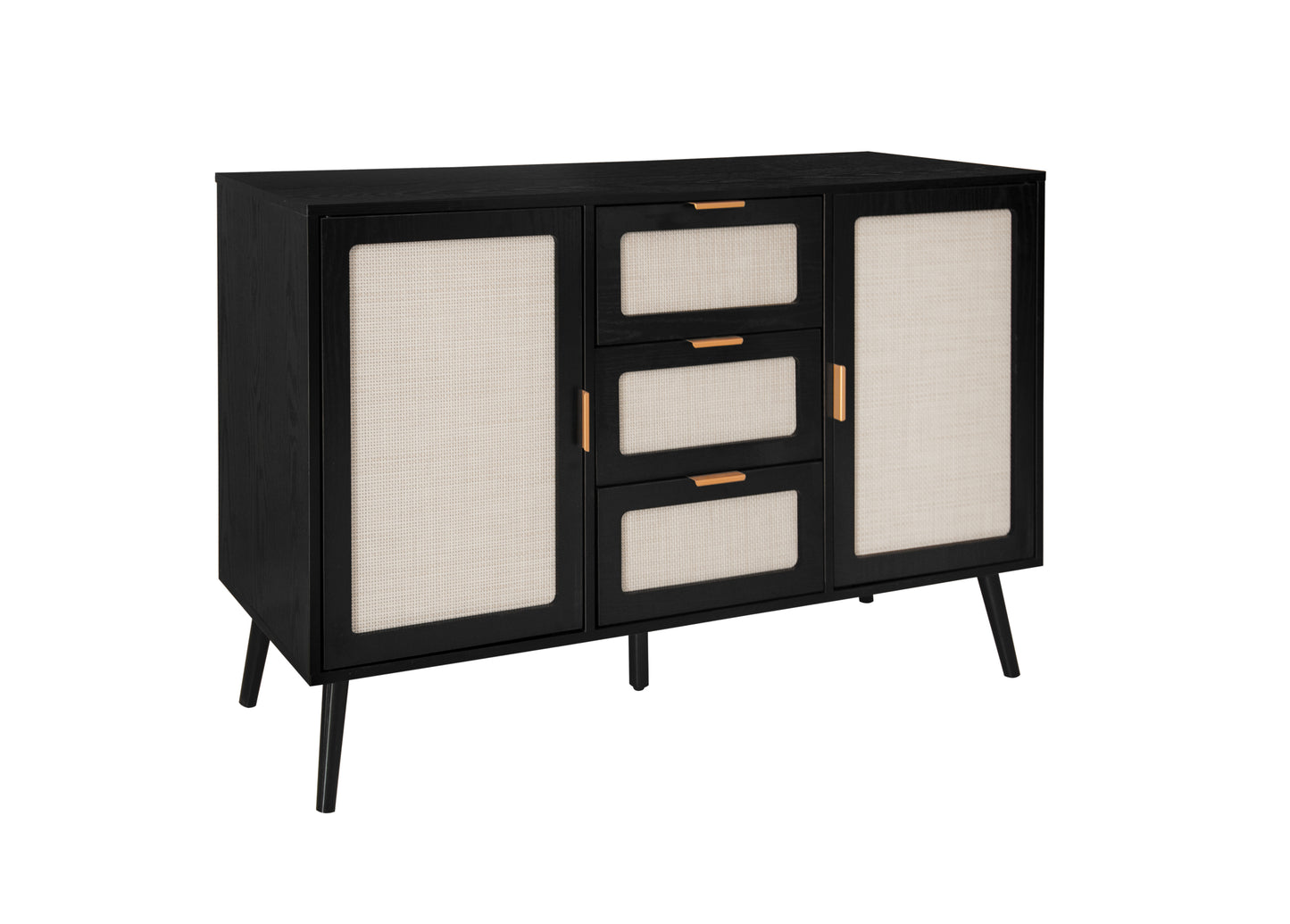 Keith Accent Storage Cabinet - Black