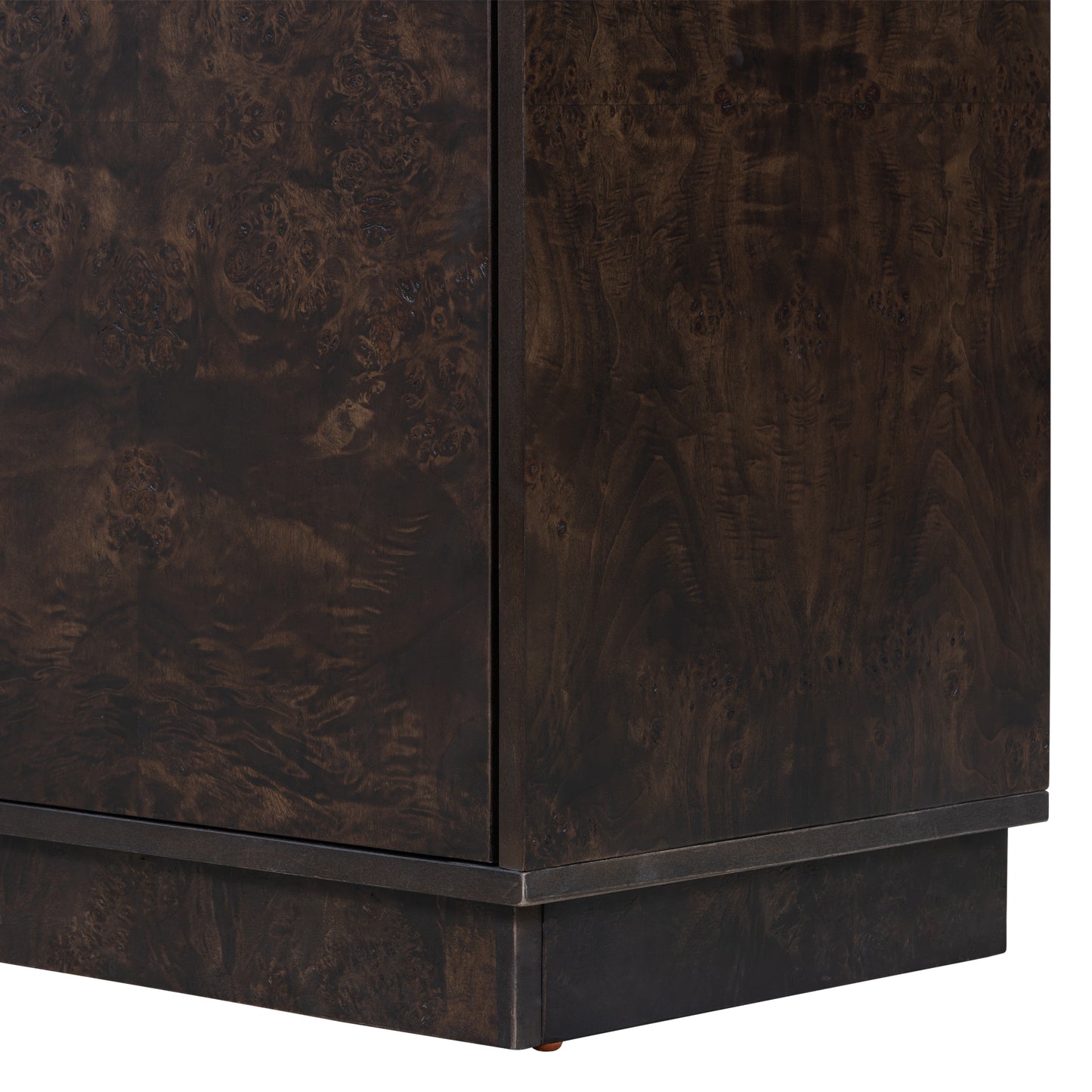 Lesia Pattern Storage Cabinet - Brown