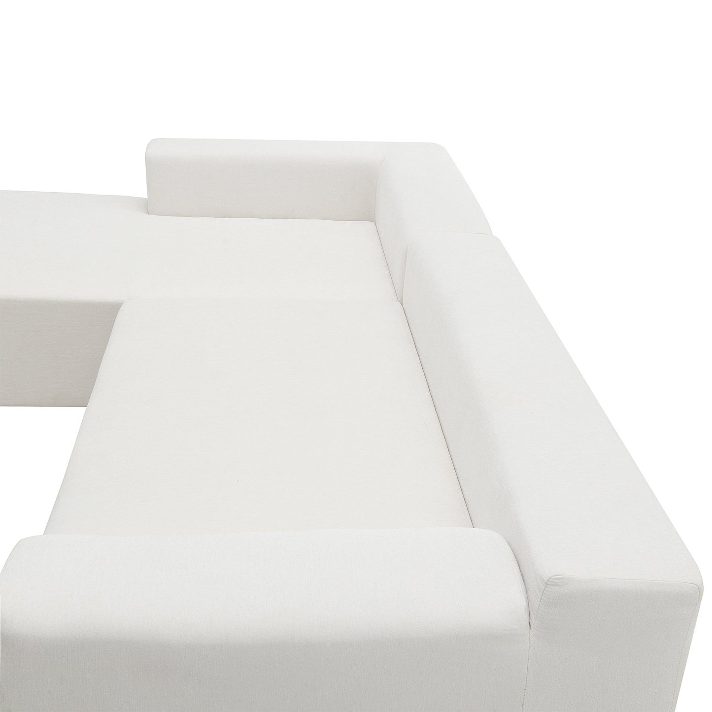 Zoe Modular Sectional Sofa Set - White