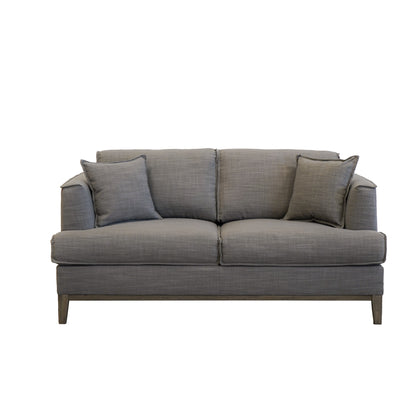 Ashton Grey Down Loveseat - Gray