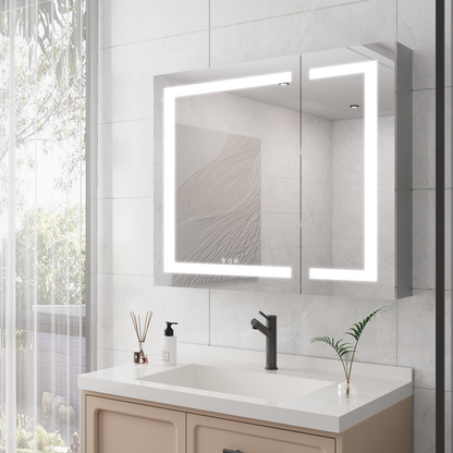 Vue Medicine Cabinet with LED Vanity Mirror