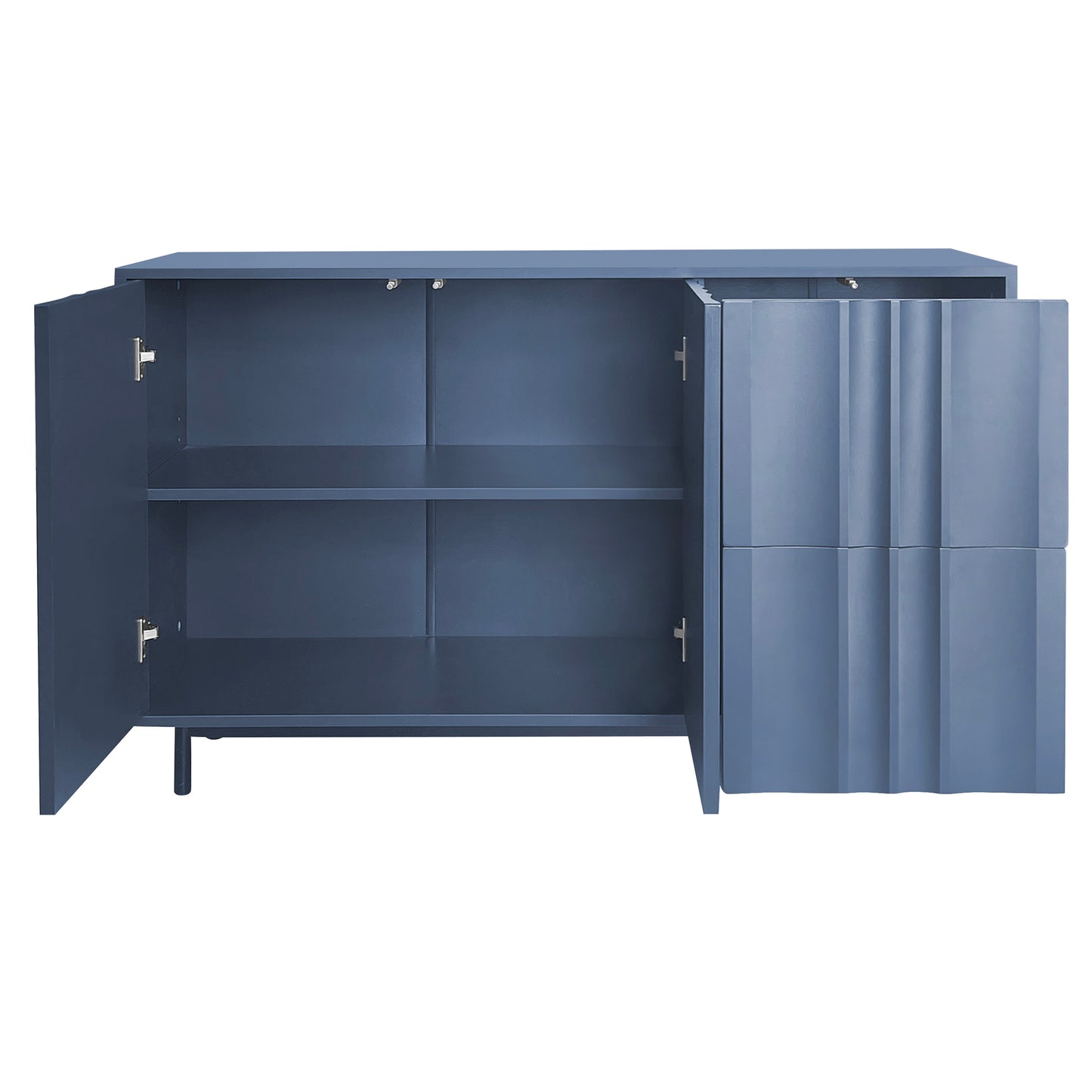 Noza II Sideboard Buffet Cabinet - Navy Blue