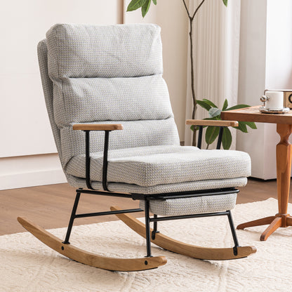 Cordova Gliding Rocking Chair - Light Gray