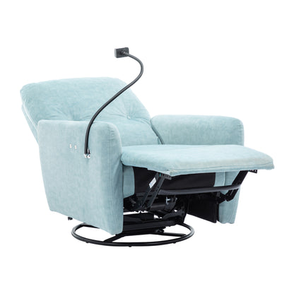 Dax Electric Rocking Motion Recliner - Blue