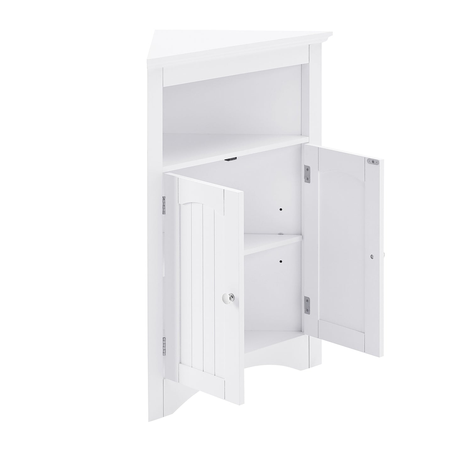 Carson II Corner Cabinet - White