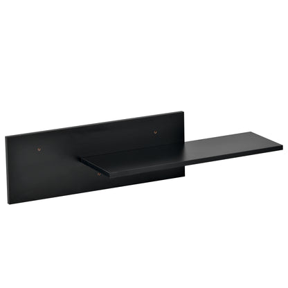 Sega Wall Mount Floating TV Stand with Four Media Storage - Black