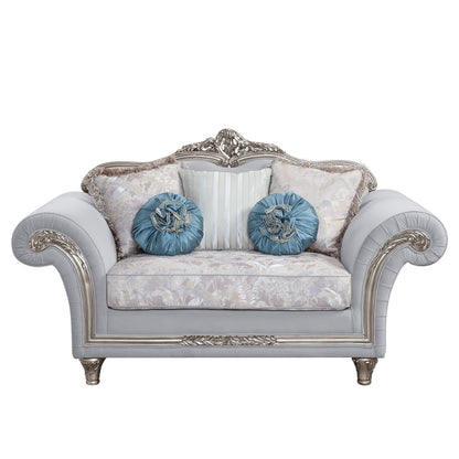 Pelumi Loveseat with 5 Pillows