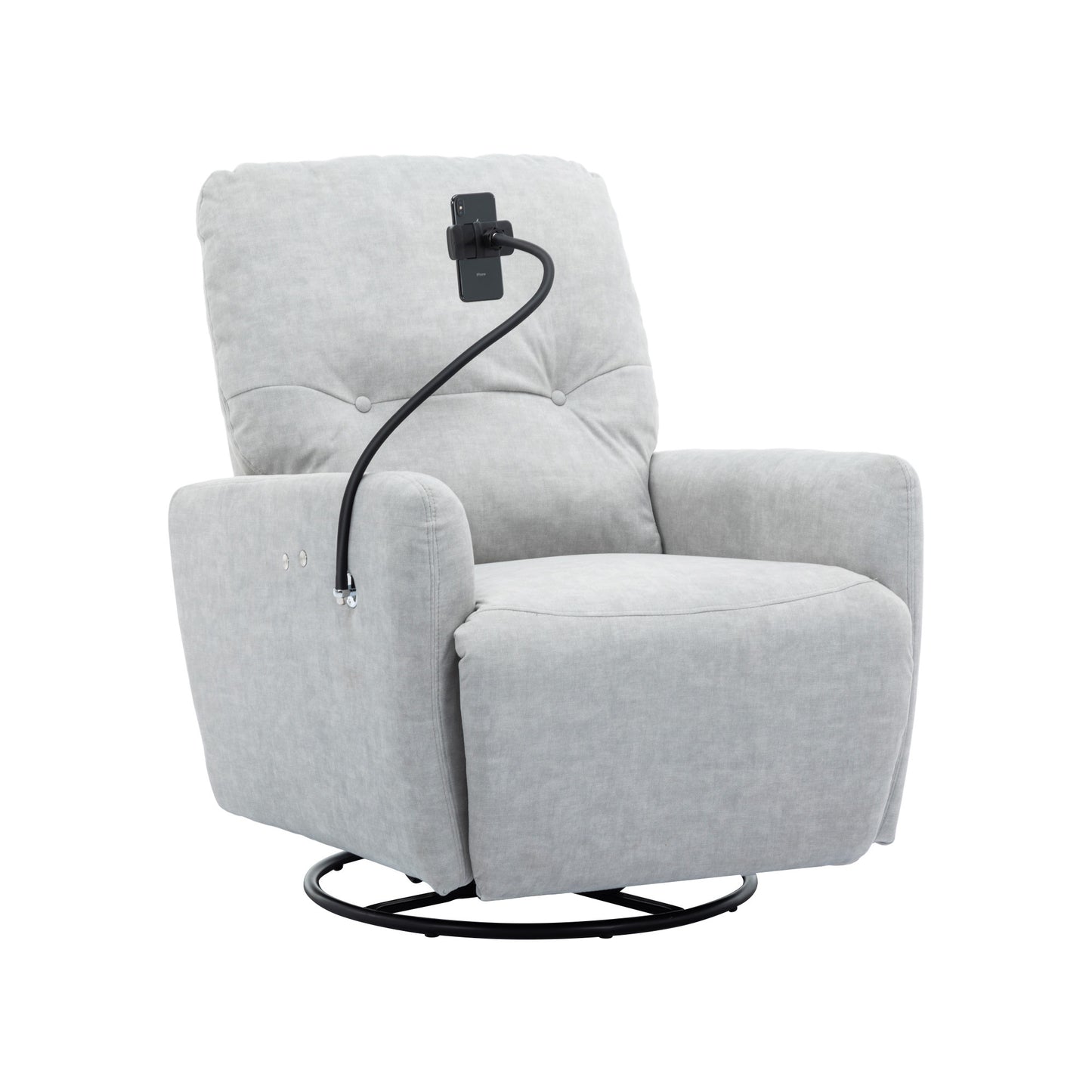 Dax Electric Rocking Motion Recliner - Gray