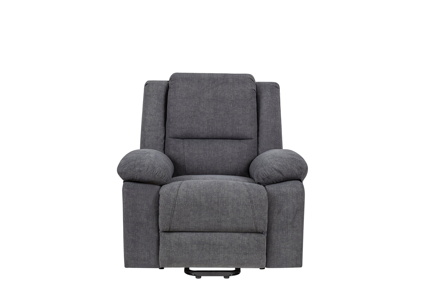 Solace Electric Power Recliner Chair with Massage and Heatin - Dark Grey