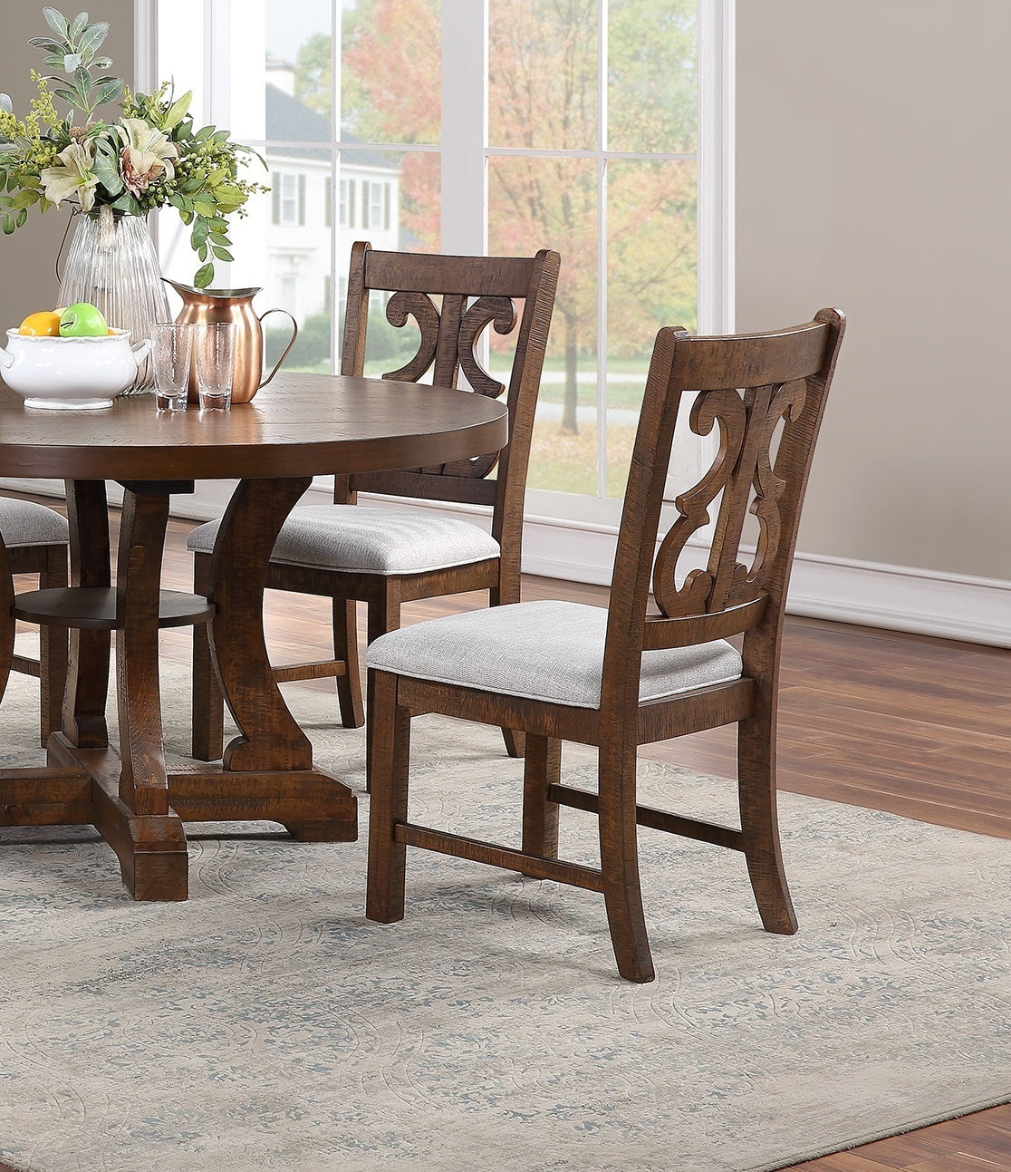 Emery Crafted Design Dining Chairs (Set of 2) - Brown