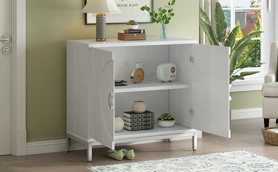 Gato Accent Storage Cabinet - White