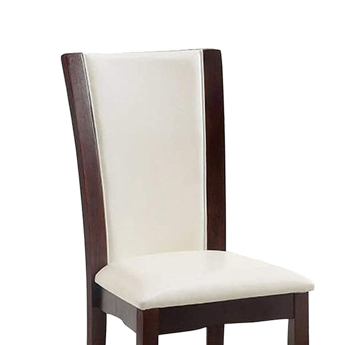 Carter Leatherette Dining Chairs (Set of 2) - White