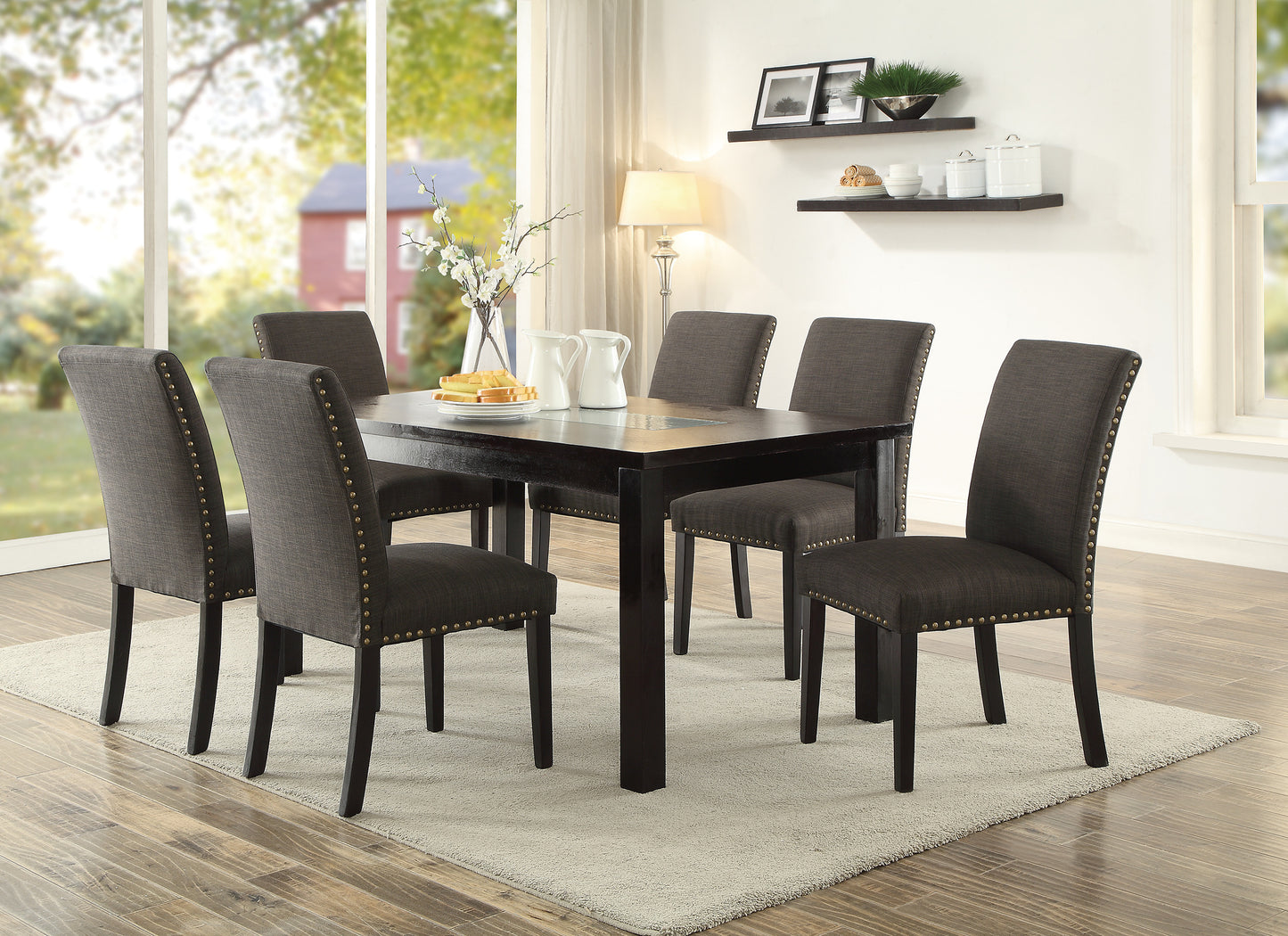 Tess Dining Chair (Set of 2)  - Black