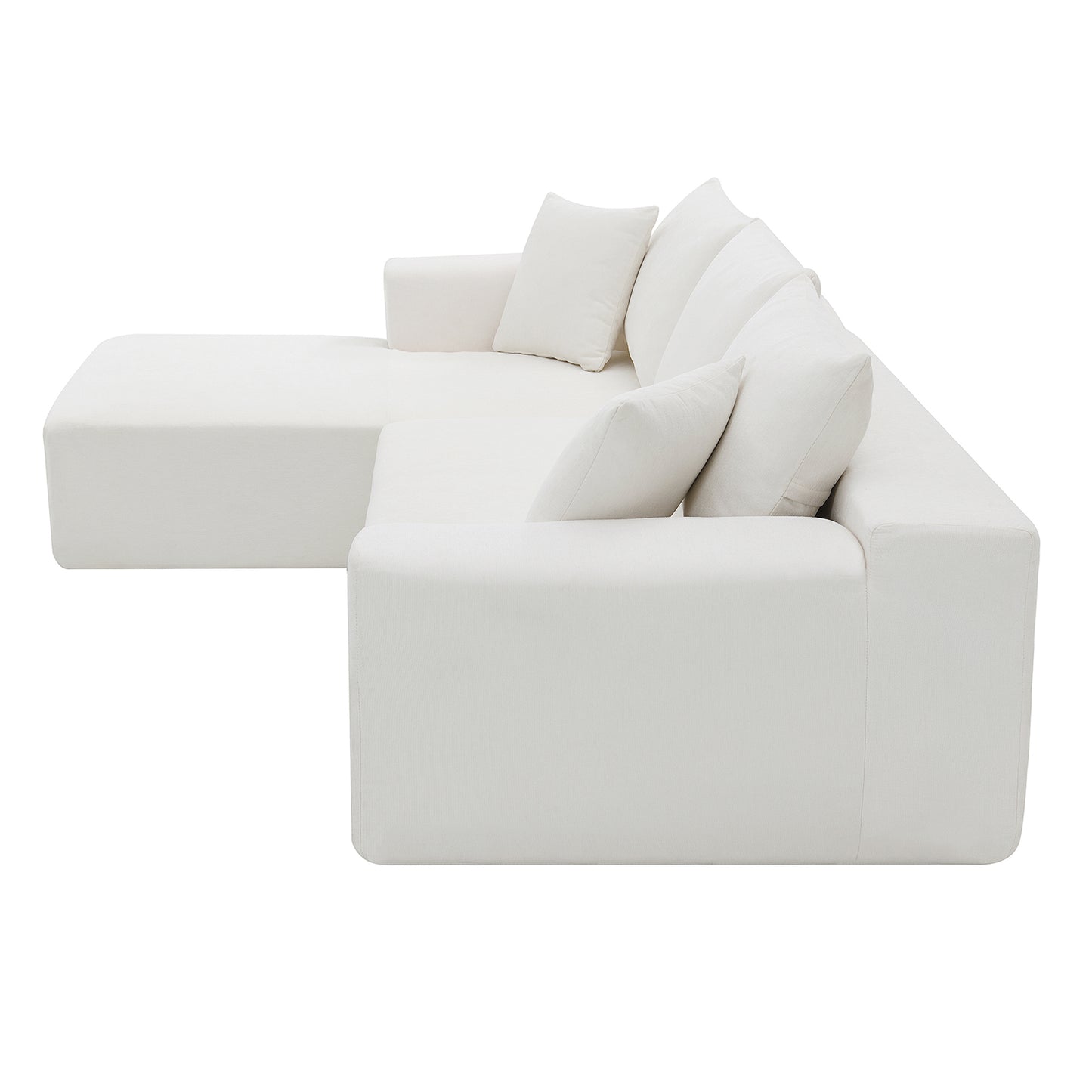 Zoe Modular Sectional Sofa Set - White