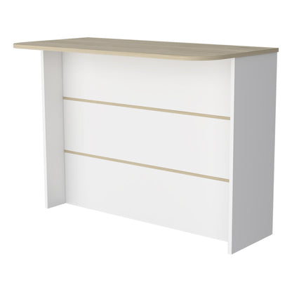 N.Y. 3-Tier Shelf Kitchen Island - White