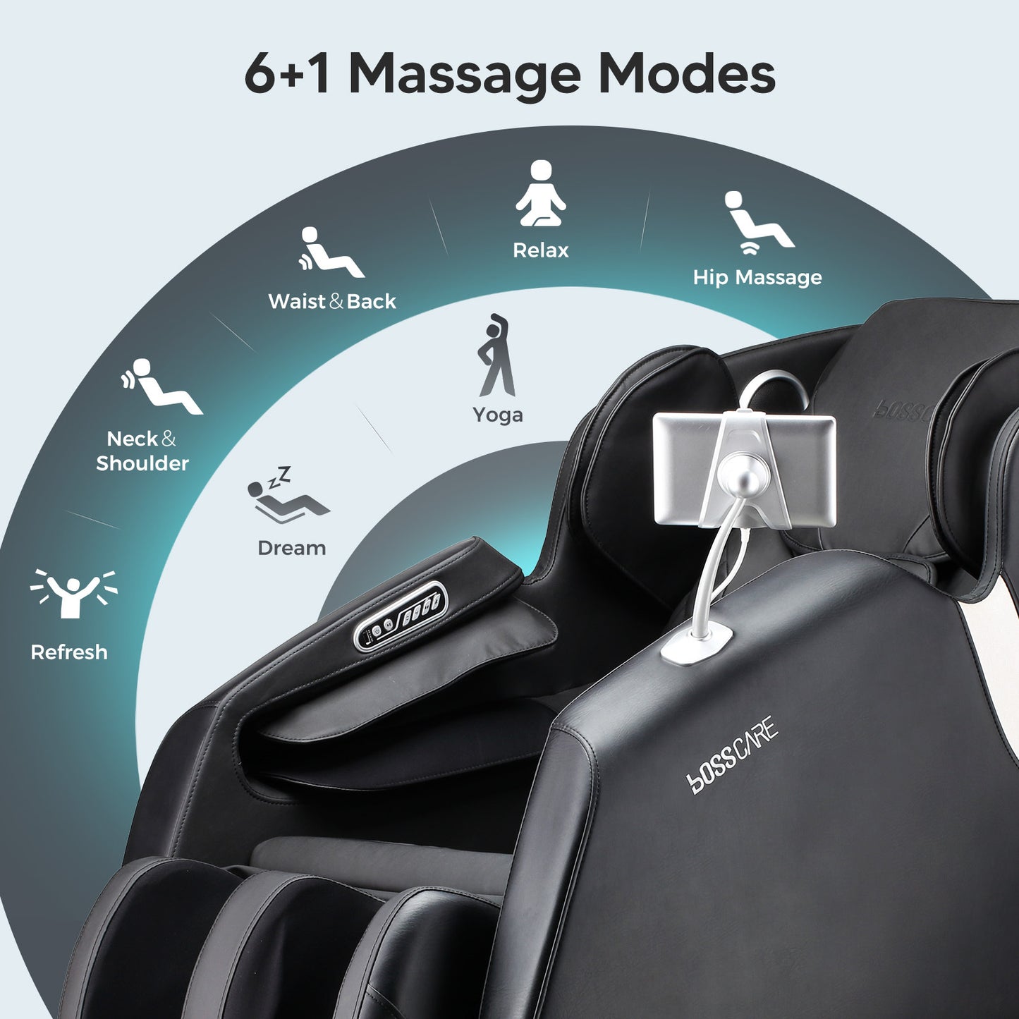 Hahn Massage Full Body Chairs with AI Voice - Black