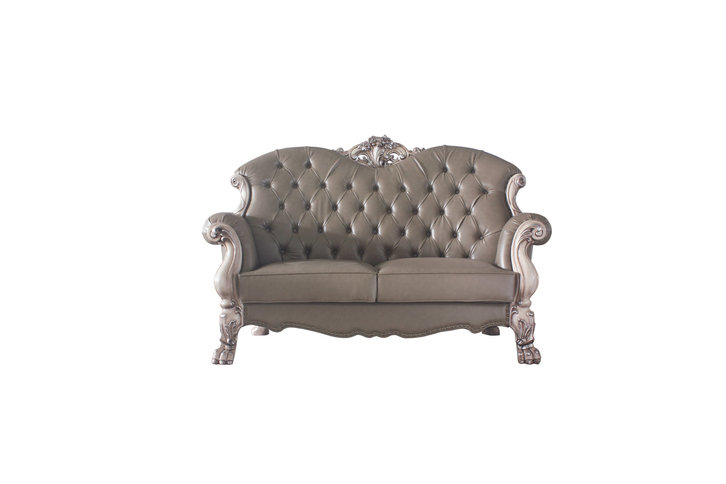 Dresden Loveseat w/3 Pillows - Gray