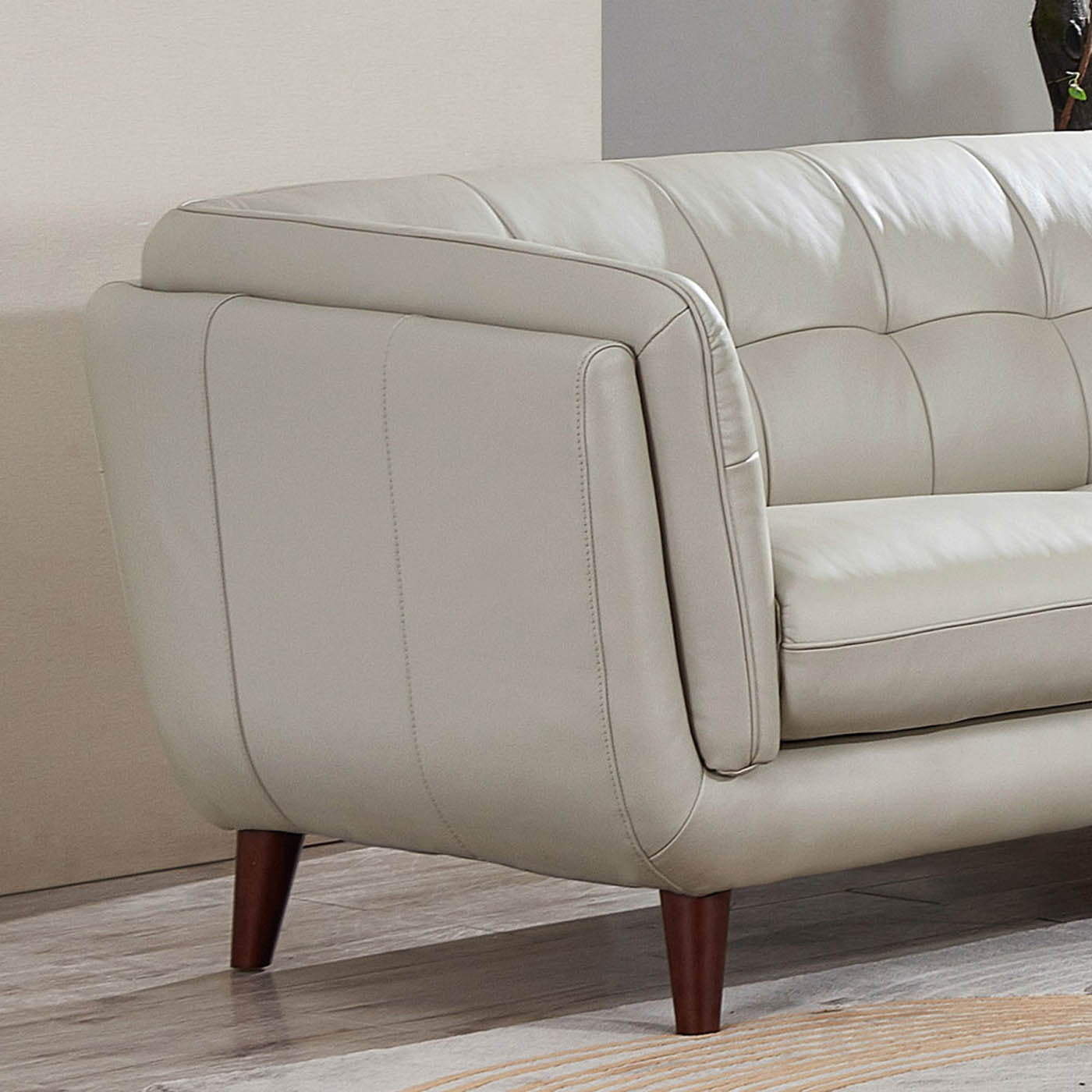 Solana Leather Loveseat