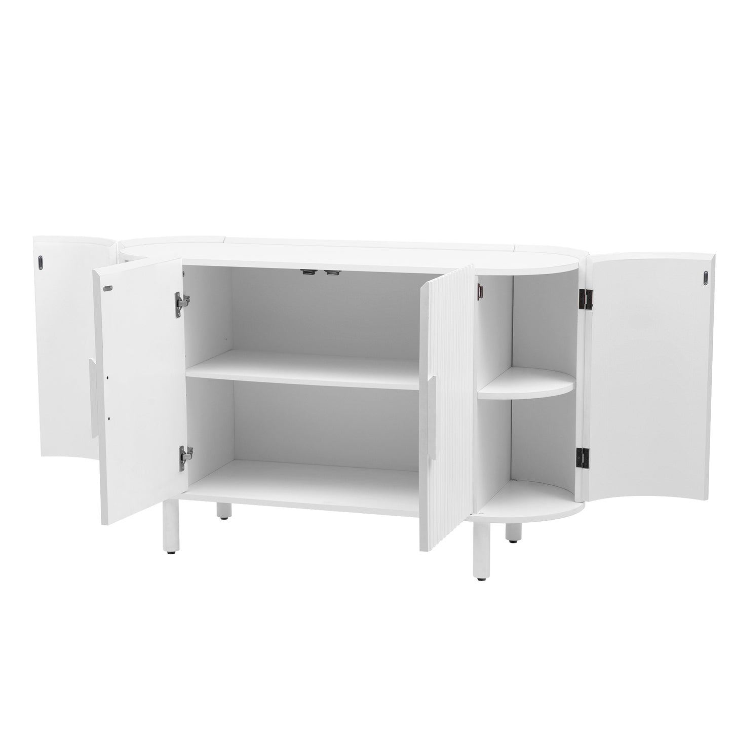 U Storage Sideboard Cabinet - White