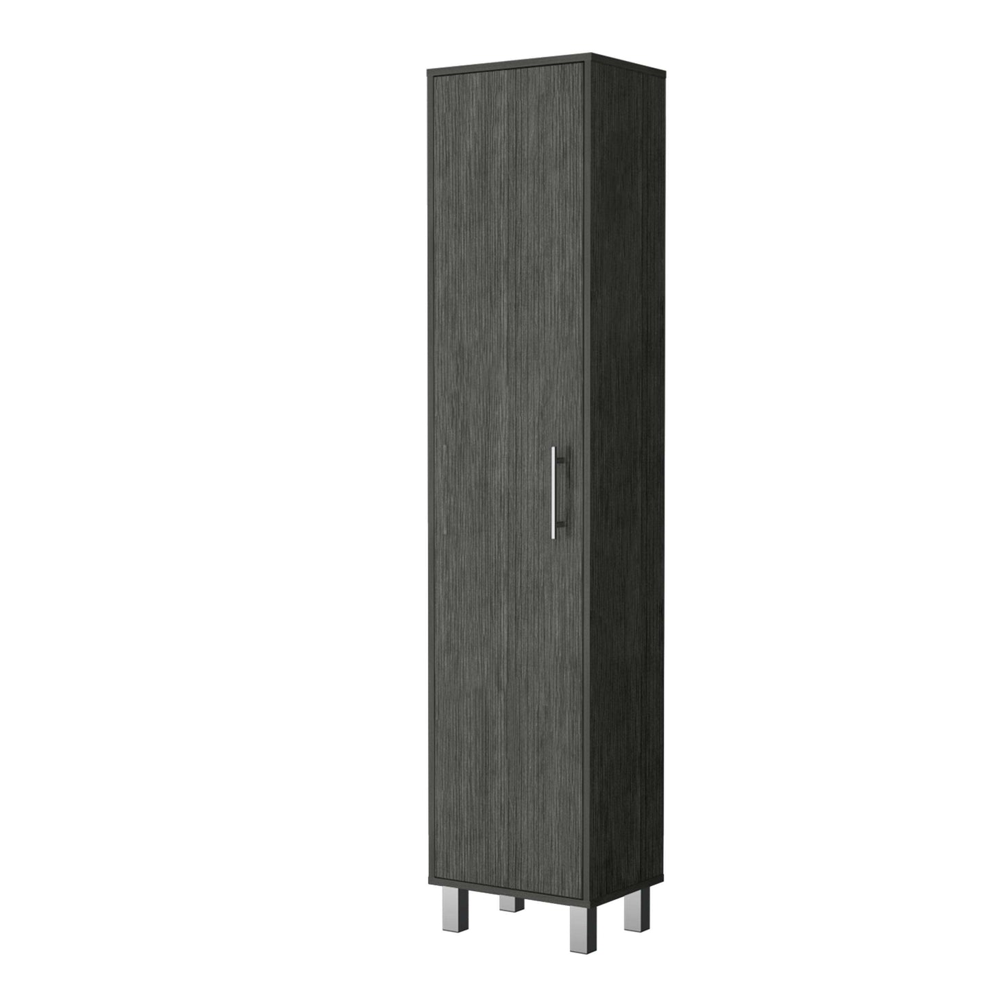 Brett Tall Storage Cabinet - Gray