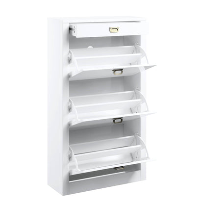 Pagan Shoe Cabinet - White