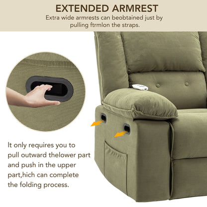 Euphoria Power Lift  Massage Recliner Chair - Green